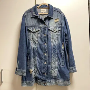 stradivarius 데님 자켓 데미지 가공 G