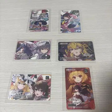 KONAMI e-amusement pass 6매 세트