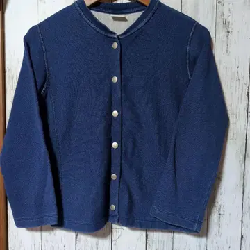 Champion Reverse Weave 가디건 맨투맨 인디고