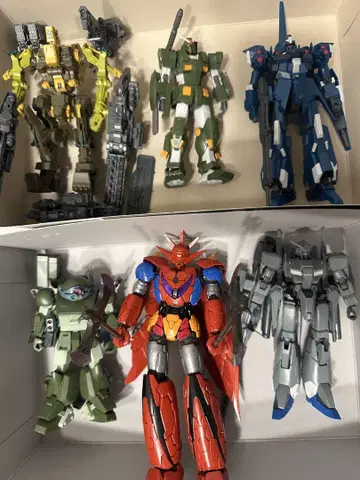 HG 프라모델 6체 세트 조립 완료