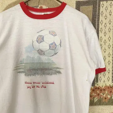70s USA제 RussellAthletic 빈티지 링거 T셔츠