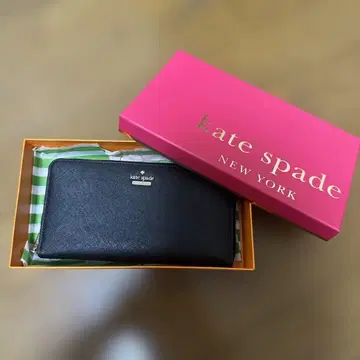 kate spade 블랙 장지갑 박스형