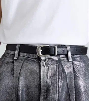 SINSS 가죽 벨트 블랙