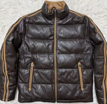 WIND ARMOR 가죽 다운 자켓 양가죽 천연 가죽