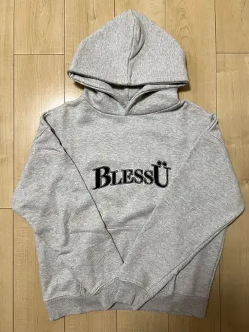 블레스유 후드티 그레이 M BlessU