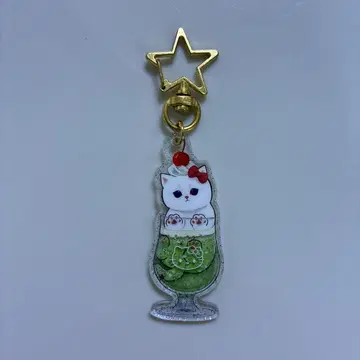 고양이 파르페 아크릴 키링