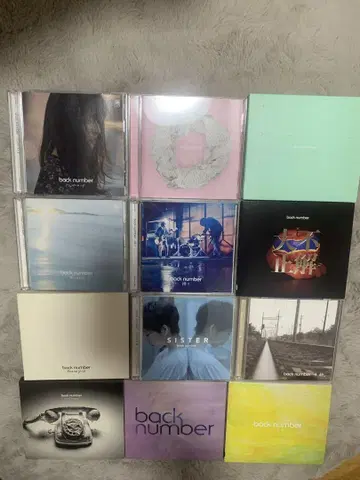 back numberCD 12장 세트