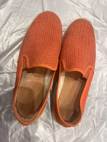오렌지 메쉬 슬립온