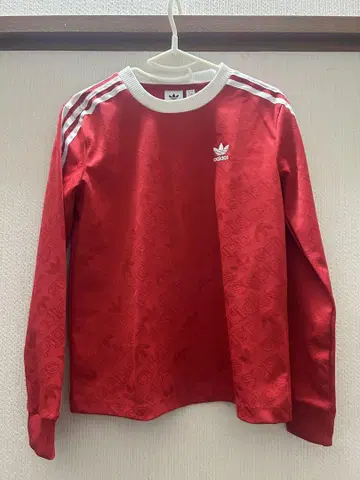 adidas 긴팔 T셔츠 레드
