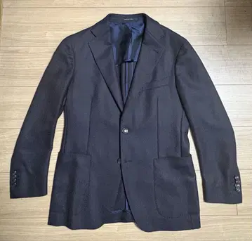[ 새상품급 ] TAGLIATORE 자켓 네이비 브라운 울 100%