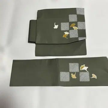 츠케오비 은행잎 패턴 (나고야 오비)
