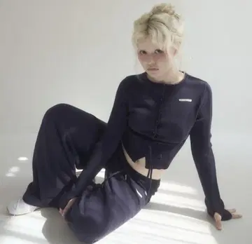 andmary Candice pants set up navy 팬츠만