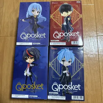Qposket 피규어 4체 세트 리무루 디아블로 란스 매쉬