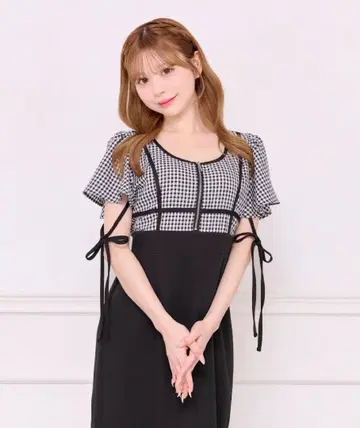 apres jour 소매 플레어 머메이드 원피스