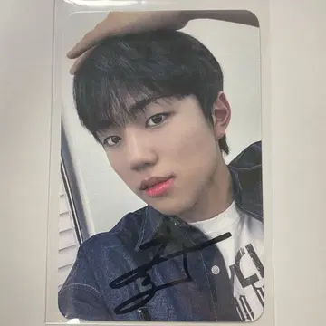 EVNNE MMT 박지후 친필 사인 트레이딩 카드 사인 트레이딩 카드