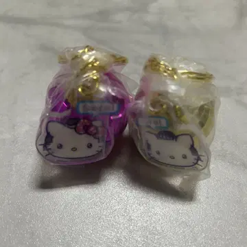 맛켄 삼바 & 헬로키티 미러볼 포함 키링