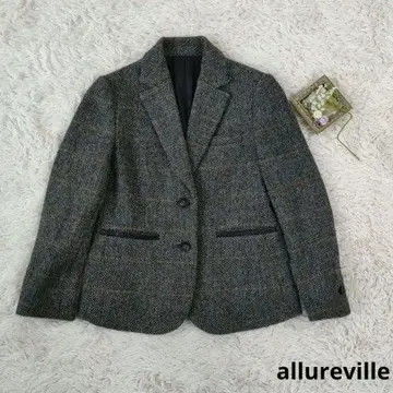 새상품급 알아바일 allureville 자켓 해리스 트위드 1