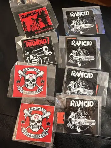 미개봉 새상품 8장 세트! RANCID 스티커 란시드