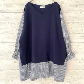 빅 사이즈 RafitaR 도킹 풀오버 [ 2XL ] 튜닉