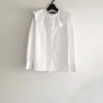 SHIPS Colors 시프스 컬러즈 러플 칼라 셔츠 FREE