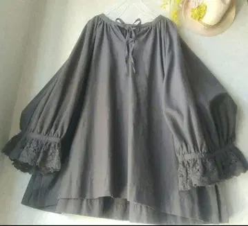 사만사 모스모스 미사용 택 포함, 넉넉한 래글런 스키퍼 리본 블라우스