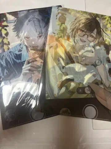 ChroNoiR Blue Memories 클리어 파일 & 스티커 세트