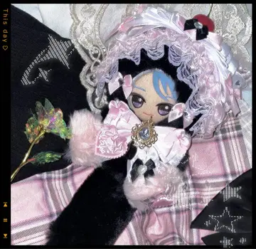SD 인형 12cm 13cm 인형옷 의류 오사마 블랙 Y2K