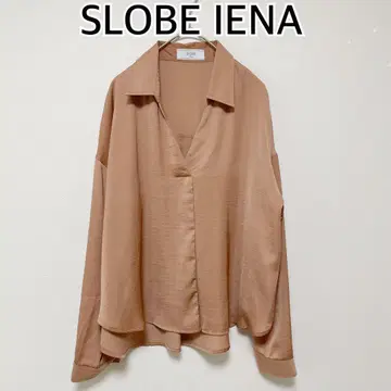 SLOBE IENA 슬로브 이에나 긴팔 블라우스 브라운
