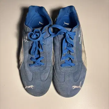 PUMA 스웨이드 파랑 로우컷 스니커즈