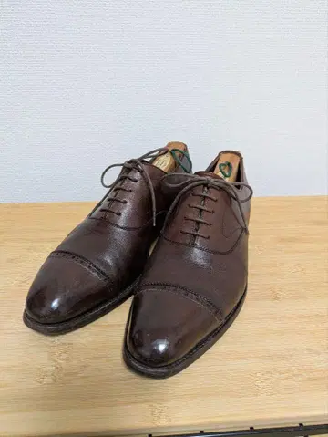 에디피스 다크 브라운 가죽 비즈니스 슈즈 26.5cm