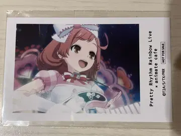 6 나루 프리티 리듬 레인보우 라이브 포토 카드