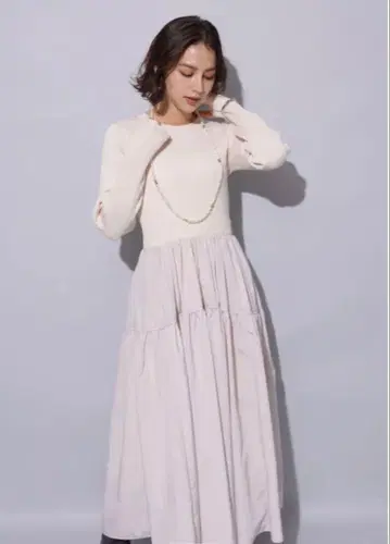 아르페쥬 스토리 타프타 도킹 원피스