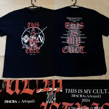 Diaura x Arlequin This is my cult 셔츠