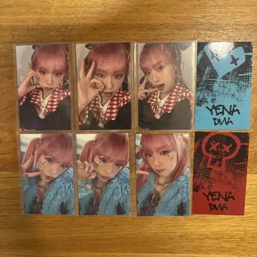 예나 일반ver 초회 프레스 트레이딩 카드 컴프 + 이벤트 스티커 2종