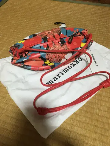 marimekko 플라워 패턴 숄더백
