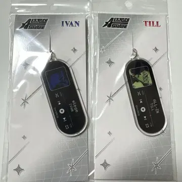 에이리언 스테이지 음악 플레이어풍 아크릴 키링 이반틸 세트