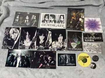 [사인 있음] DEATHGAZE 포토 카드, 스티커, 키링, 캔뱃지