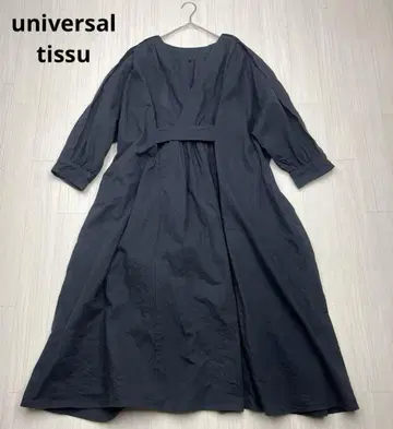 universal tissu 롱 원피스 블랙 FREE