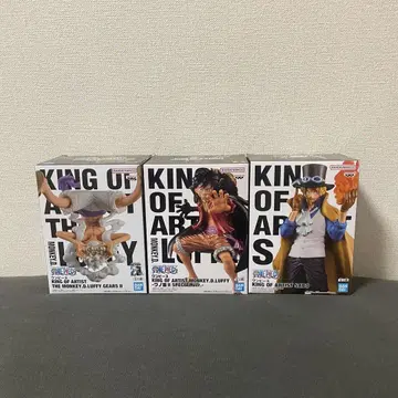 KING OF ARTIST 몽키 D 루피 & 사보 세트