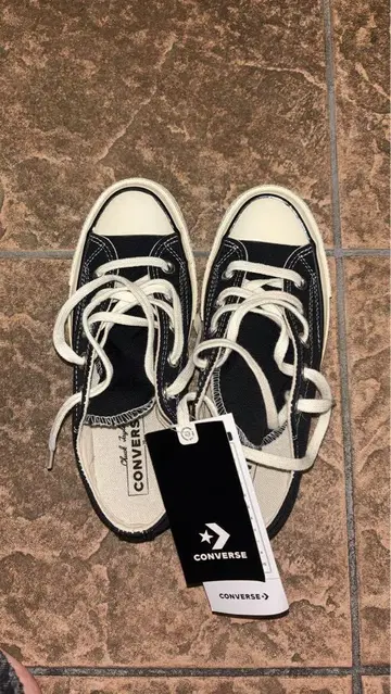 CONVERSE CT70 22.5cm 블랙 로우컷