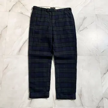 A17788 새상품급 빔즈 블랙워치 크롭 팬츠 M
