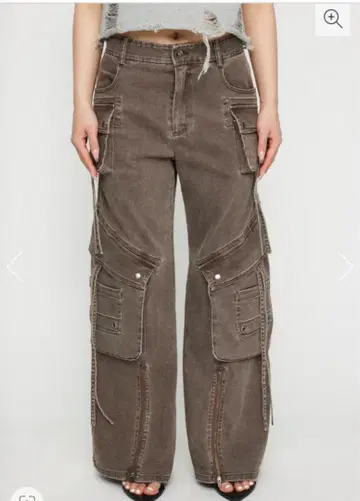 laguagem WIDE FLARE CARGO 팬츠