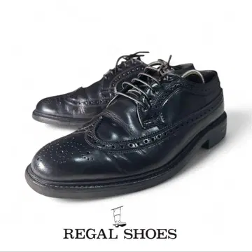 REGAL 리갈 내 윙팁 메달리온 25.5cm 블랙 천연 가죽