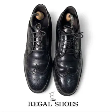 REGAL 리갈 내 윙팁 메달리온 25.5cm 블랙 천연 가죽