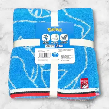 [ 새상품 ] 페이스타월 3패턴 세트 포켓몬스터 루카리오 서나이트 렌트라