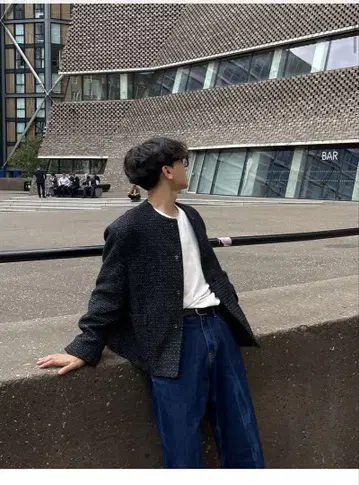 다크 그레이 테일러드 자켓