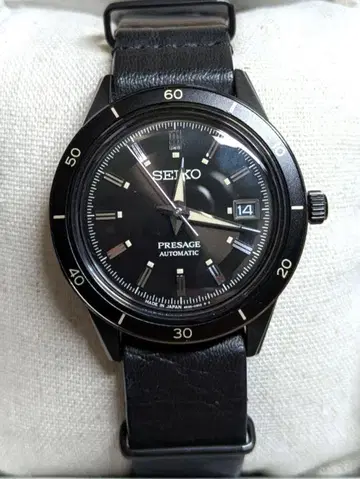 SEIKO PRESAGE 자동 와인딩 블랙