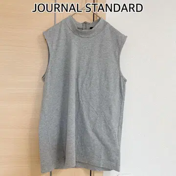 저널 스탠다드 슬리브리스 티셔츠 그레이