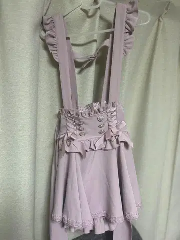 LIZLISA 정품 서스펜더 치마바지