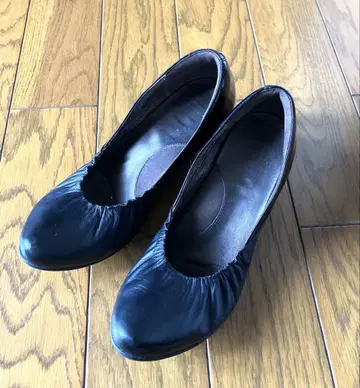 fitfit 셔링 펌프스 블랙 22.5cm